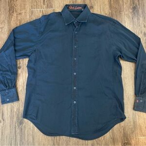 Robert Graham Men's black Button Down Shirt